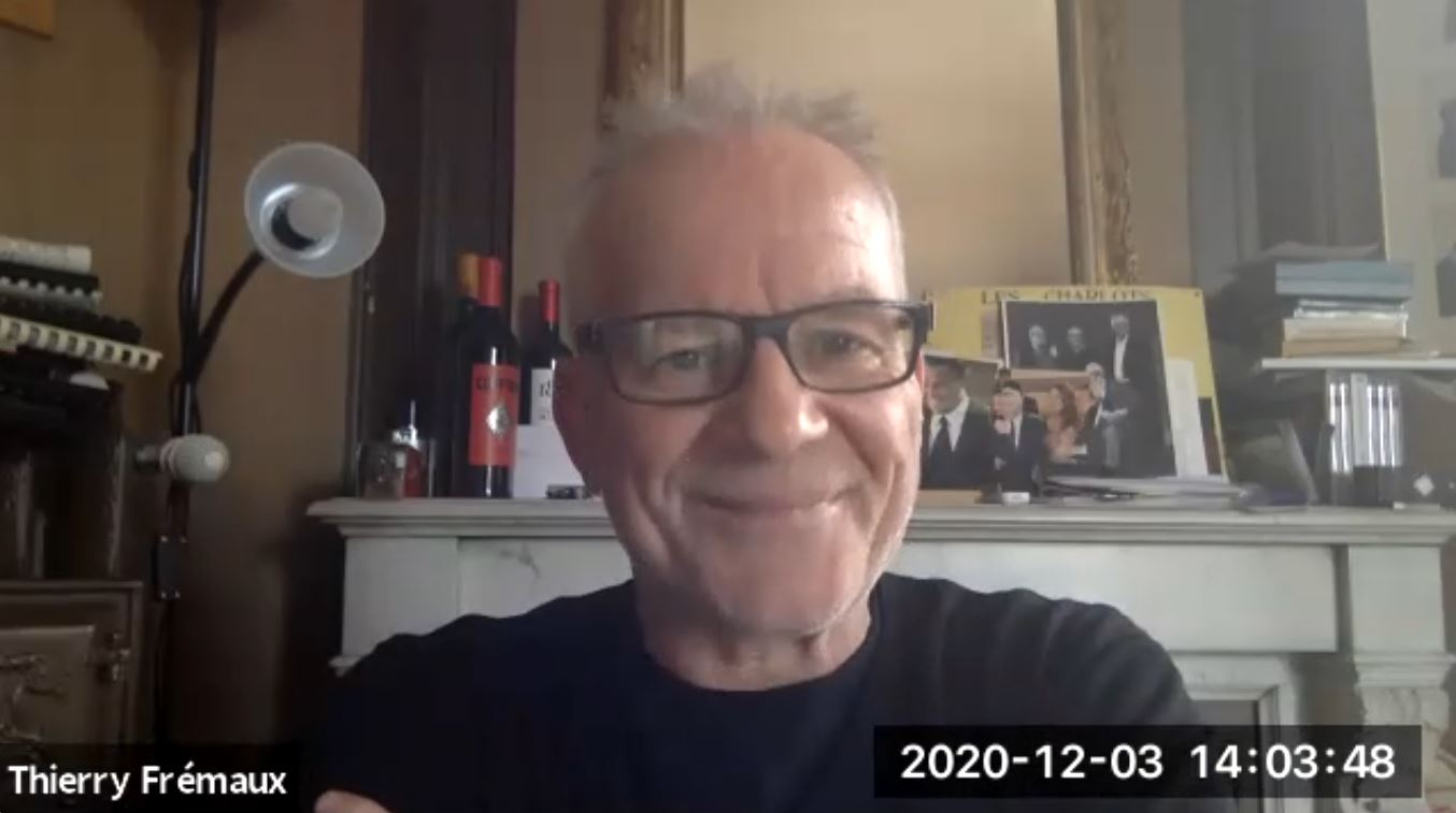 Le message d'espoir de Thierry Frémaux aux professionnels de l'événementiel