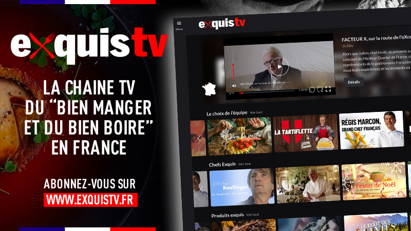 ExquisTV, nouvelle chaîne dédiée aux métiers de bouche