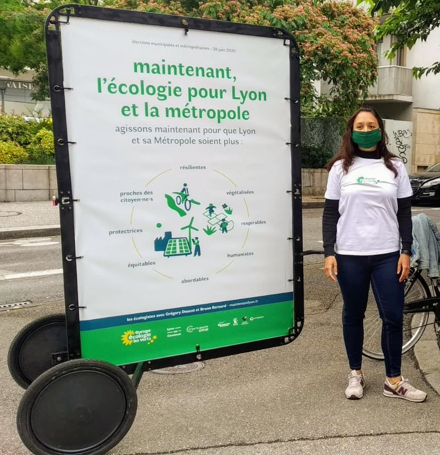 Les écologistes lyonnais utilisent une police lyonnaise