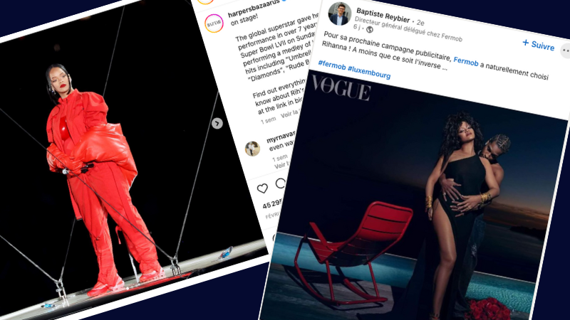 Rihanna fait briller Salomon et Fermob