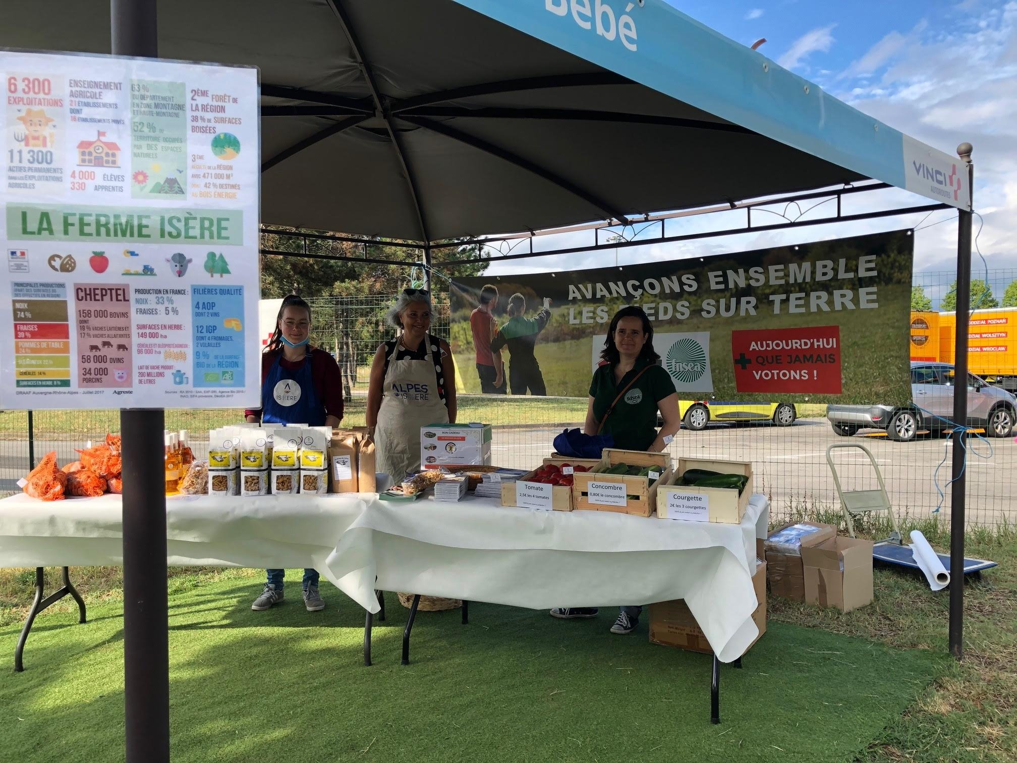 Les Petits Marchés d’ici s’installent sur les autoroutes Vinci