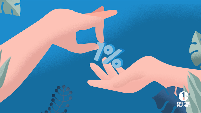 1% for the Planet fait campagne pour le mécénat environnemental
