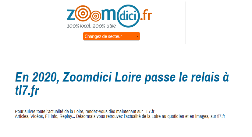 Zoomdici Loire, c’est fini !