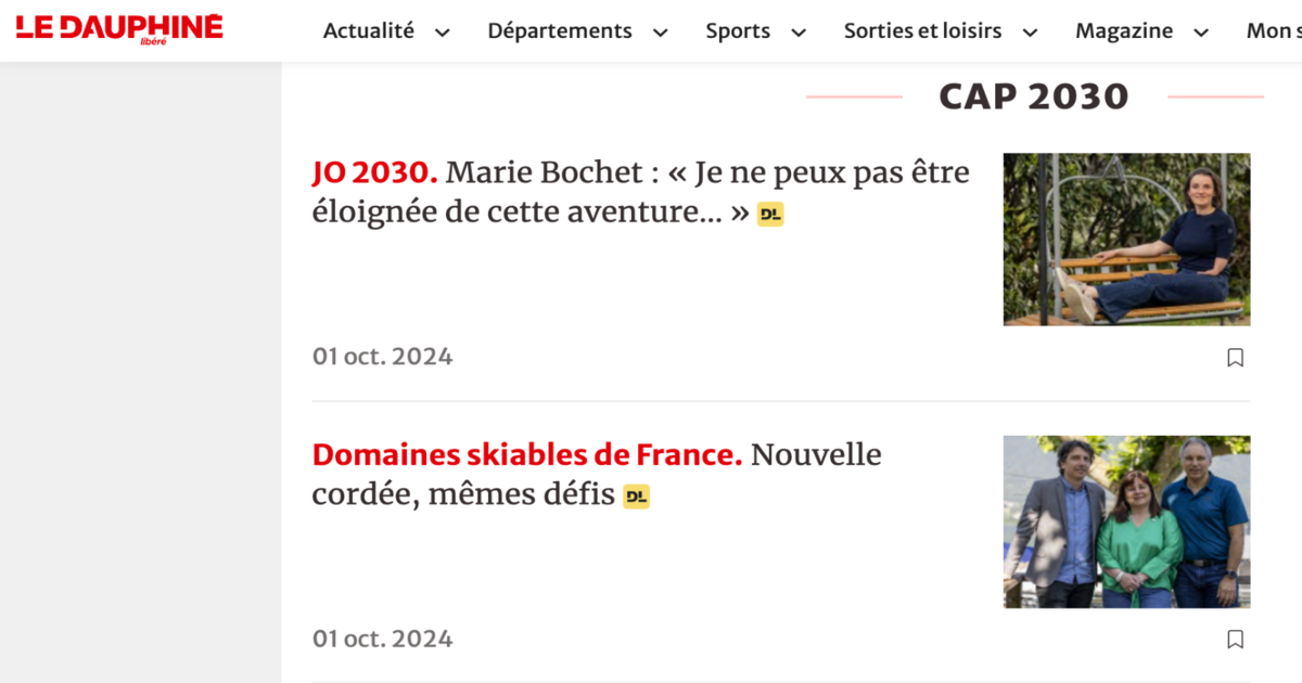TEST Reporterre se penche sur le supplément « Cap 2030 » du Dauphiné Libéré