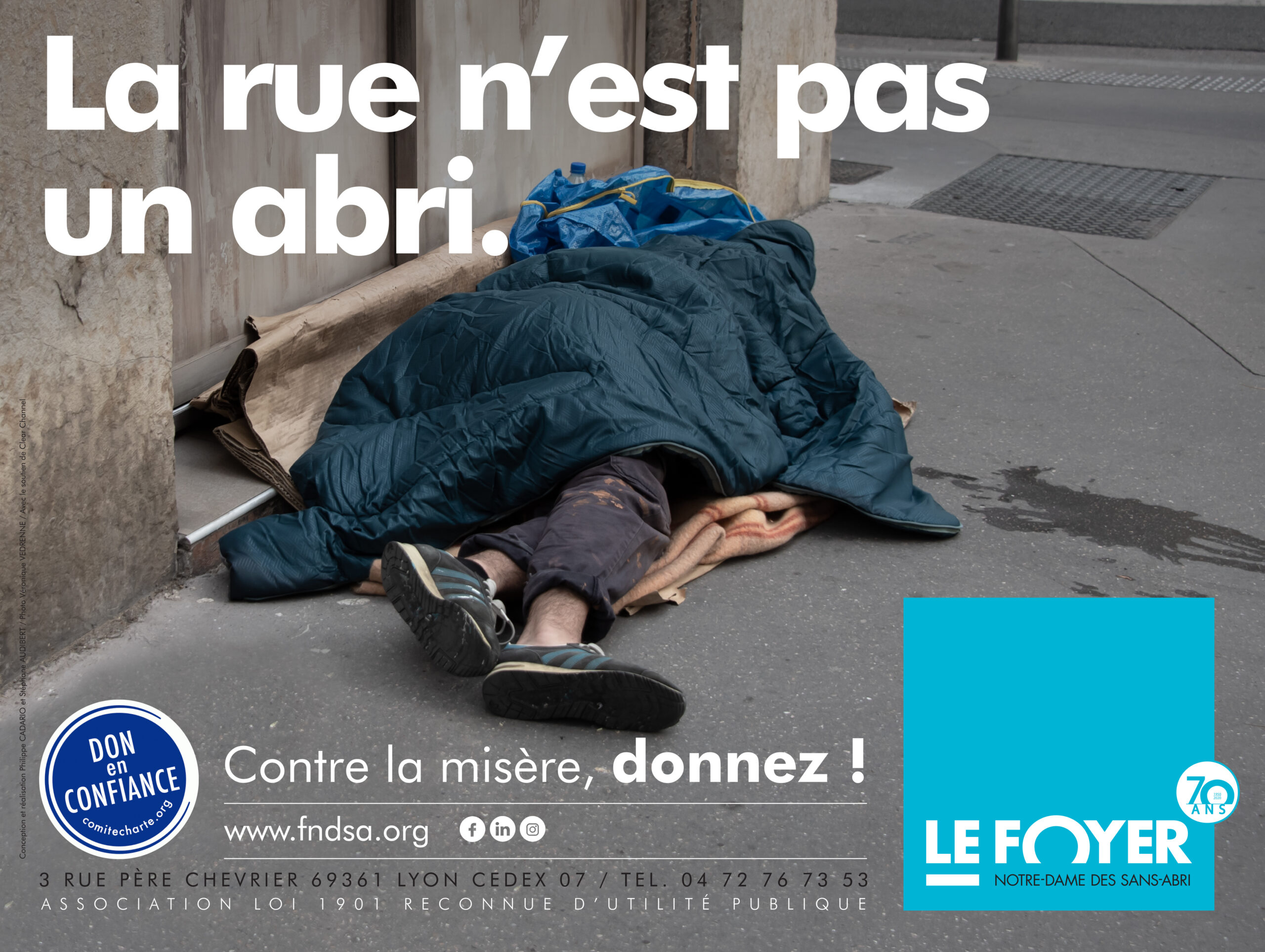 Le Foyer Notre-Dame des Sans Abris alerte massivement ses donateurs