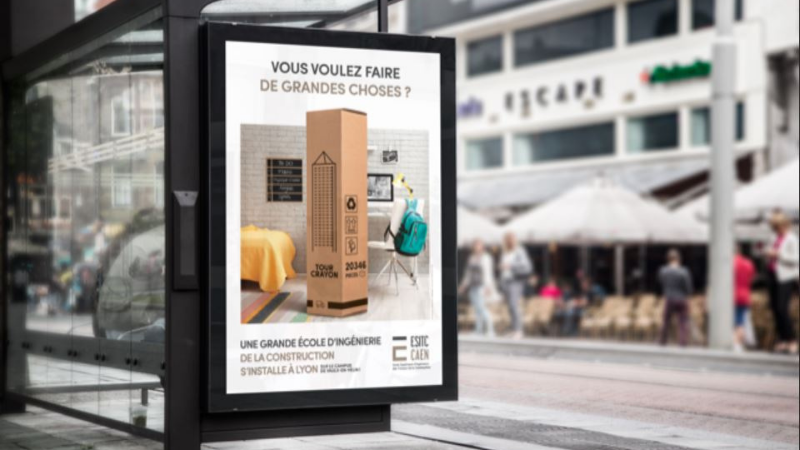 L’ESITC Caen s’est affichée dans la Métropole lyonnaise