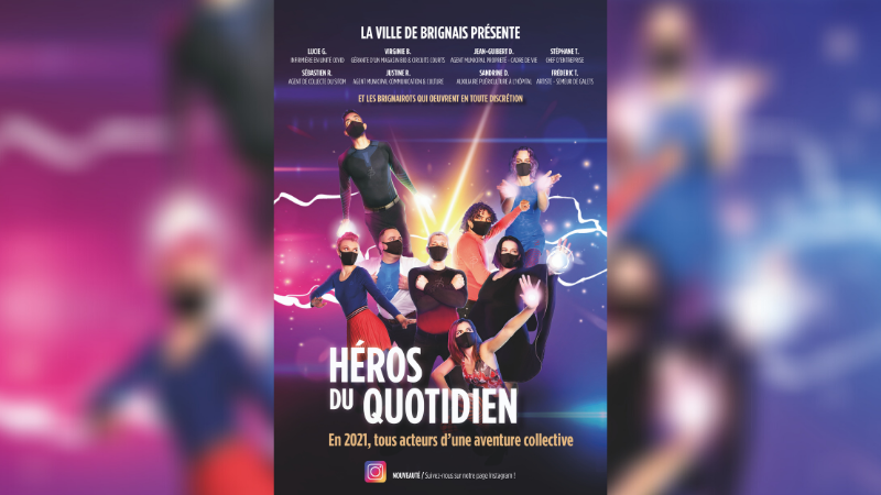 Brignais : les super héros s'emparent des voeux