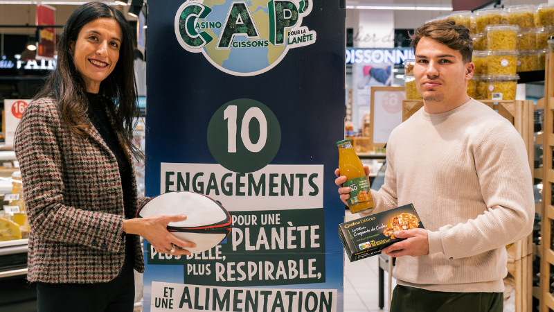 Les enseignes Casino renforcent leur engagement pour le rugby