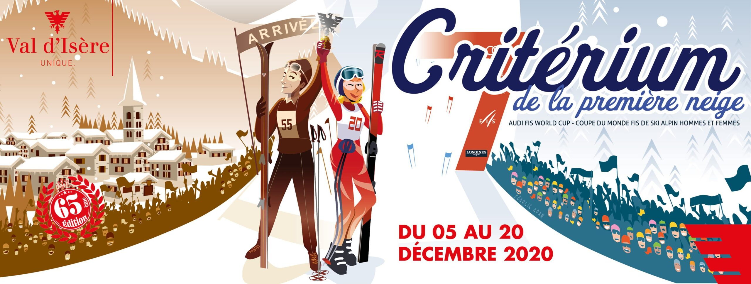 Le Criterium de la première neige 2020 dévoile son affiche