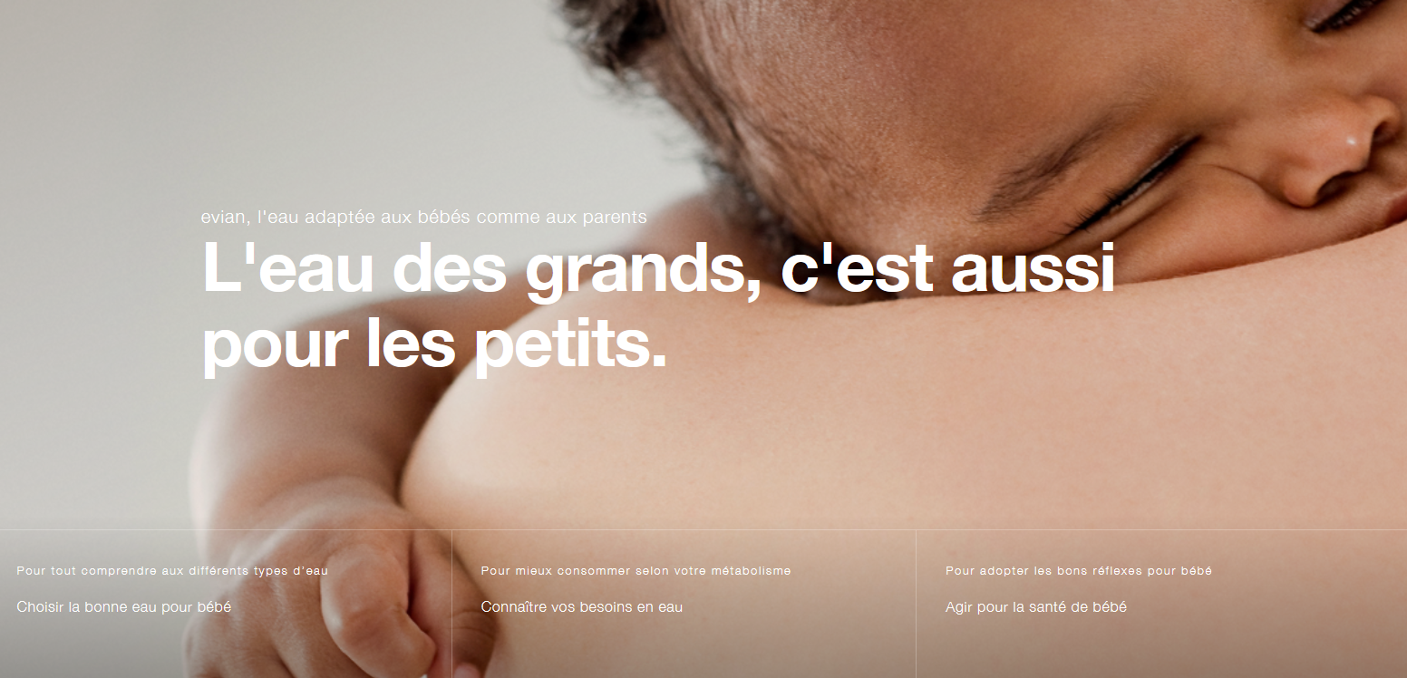 Evian va chercher les jeunes parents sur Instagram