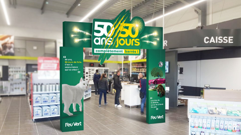 Altavia AURA accompagne les 50 ans « complètement barrés » de Feu Vert