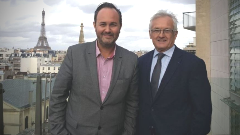 Lionel Saugues, élu président de la Fédération française des associations de commerçants