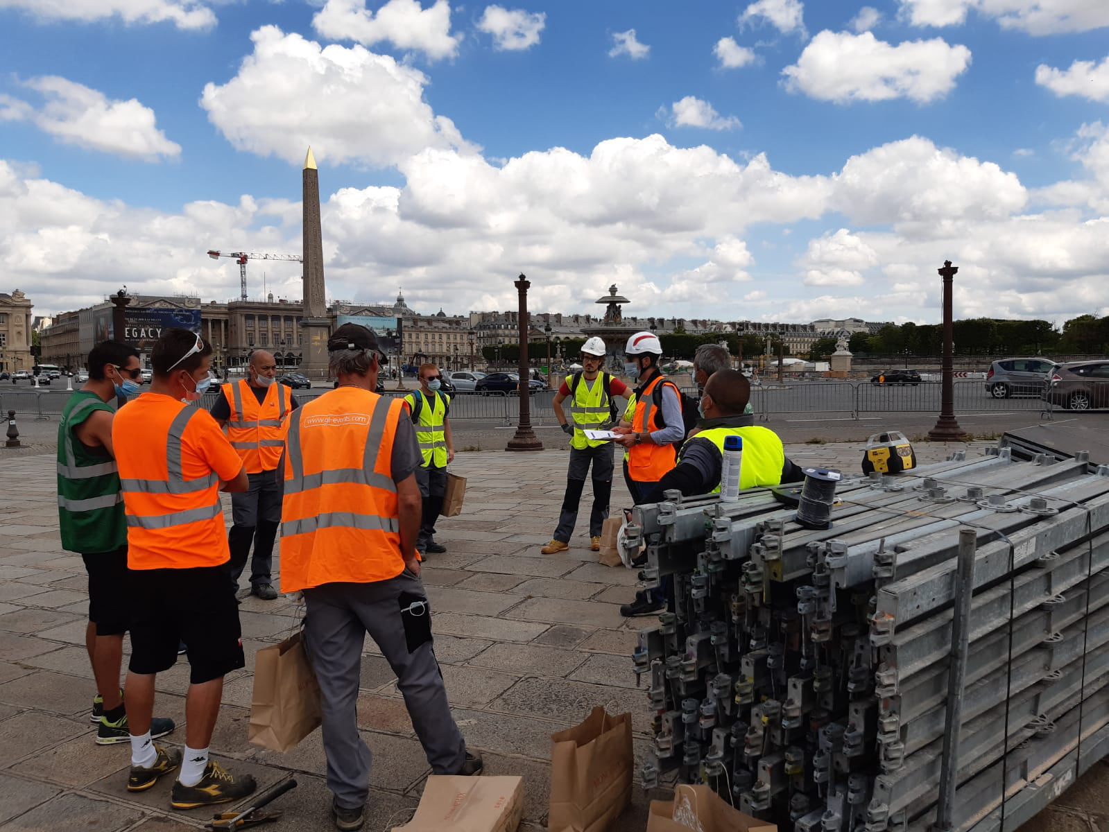 Le chiffre d'affaires de GL events a été divisé de moitié