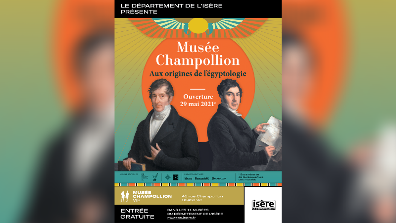 Le Musée Champollion révèle son identité visuelle