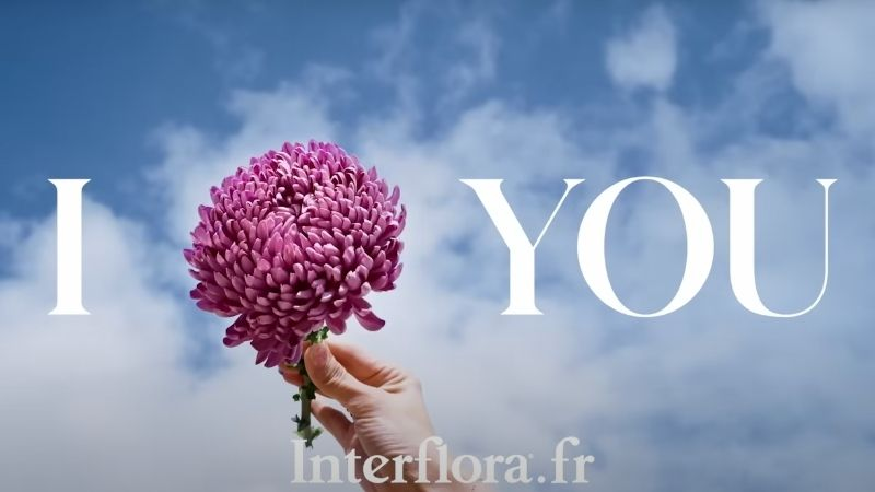 Interflora déploie sa communication autour du concept « I Flower You »