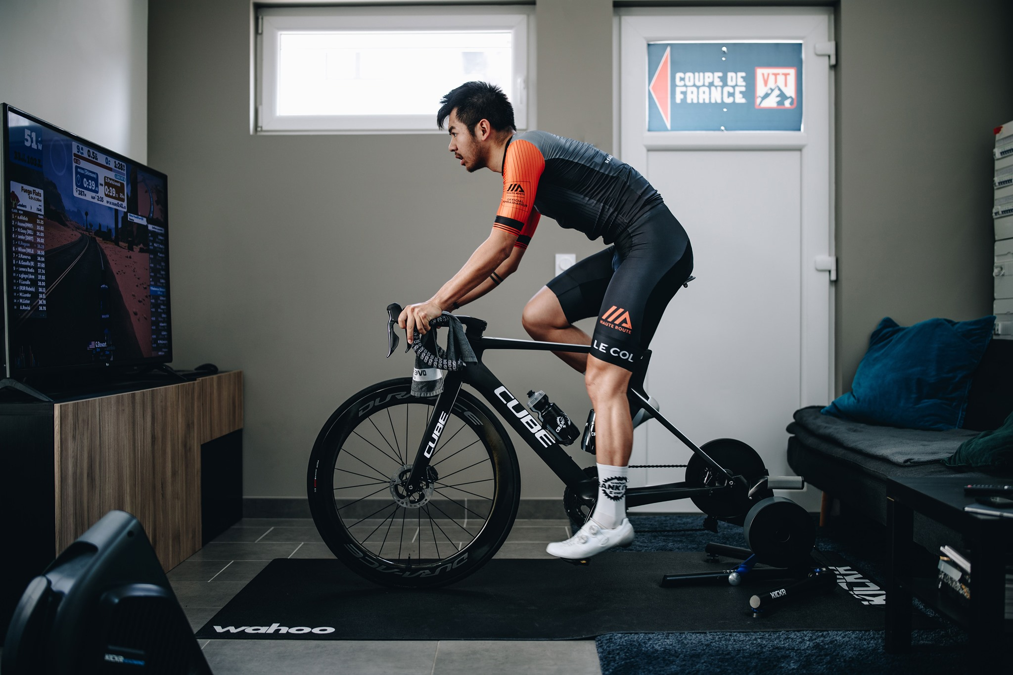 Cyclisme : 8 Mont-Blanc diffuse une course virtuelle en direct