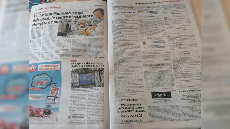 Le Progrès revoit son chemin de fer et passe en 100 % couleur