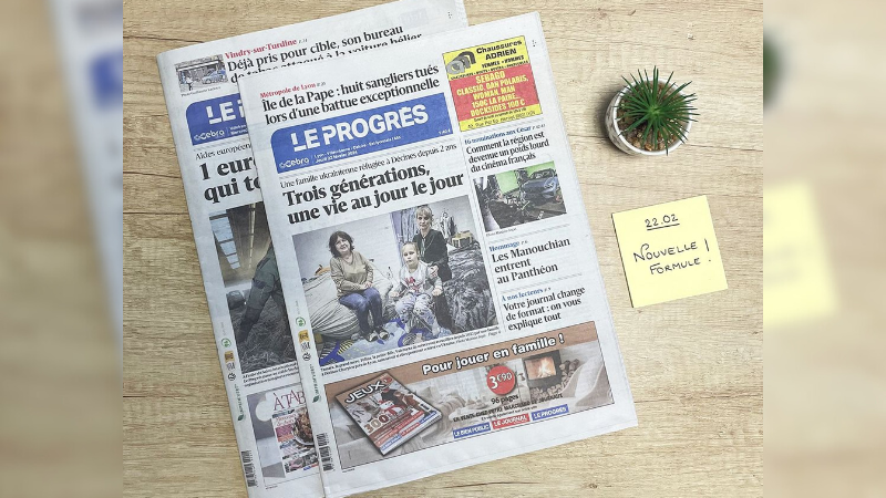 Le Progrès rabote le format du quotidien