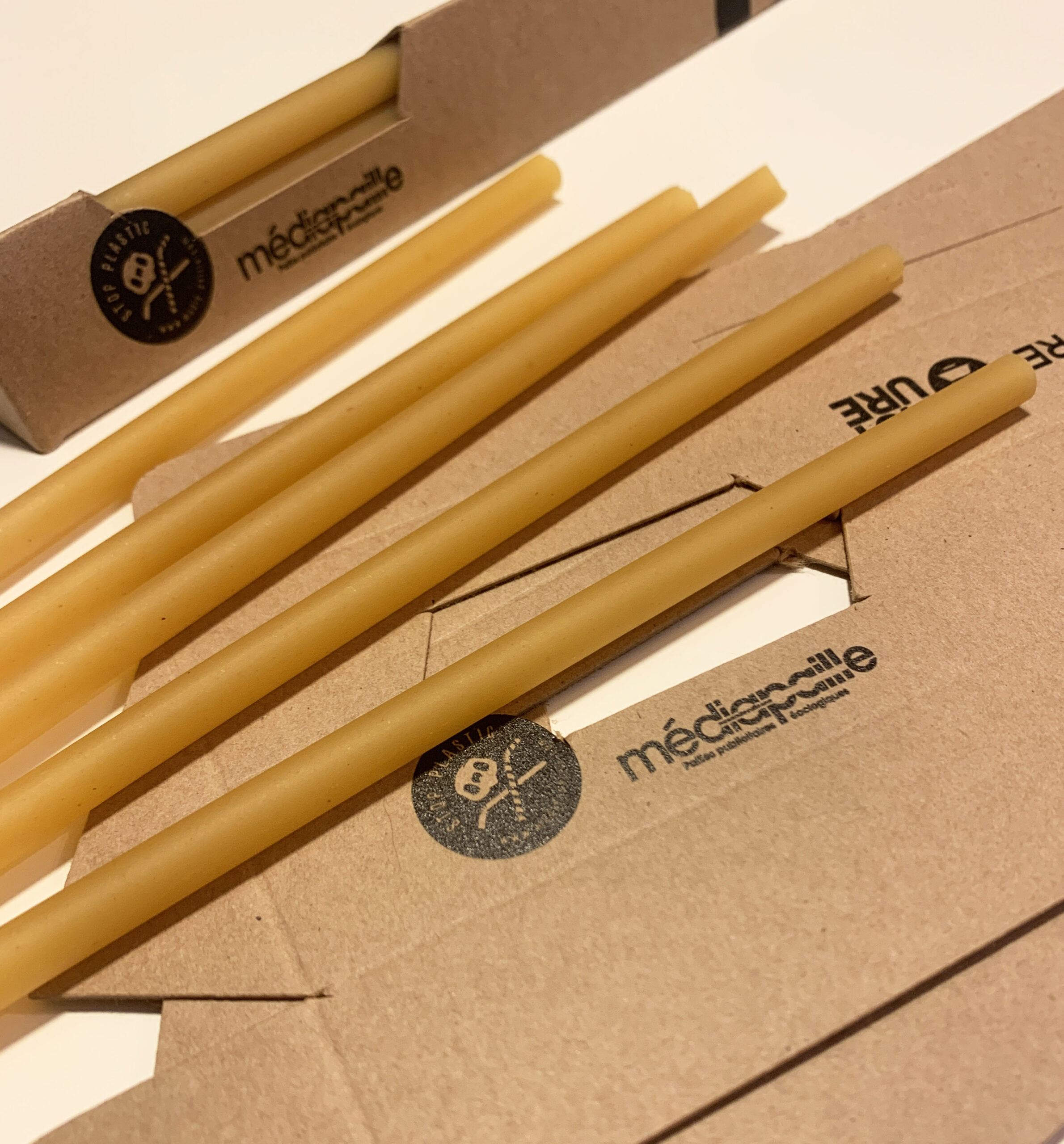 Et si les marques s’affichaient sur des pailles pâtes ?
