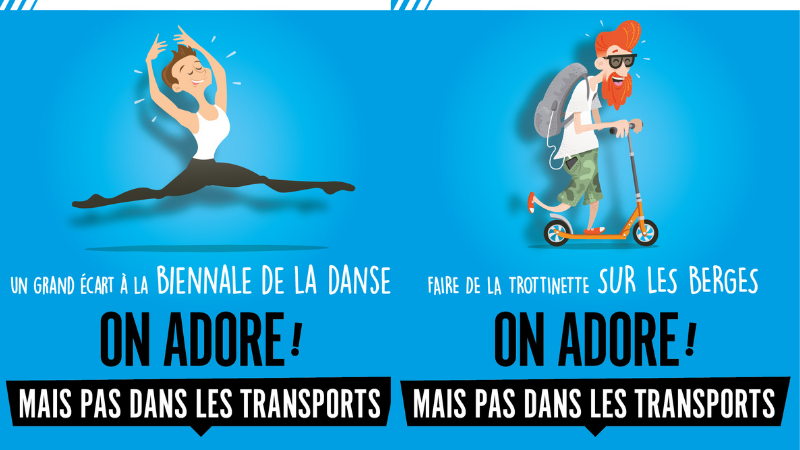 TCL fait le choix de l’humour contre les incivilités